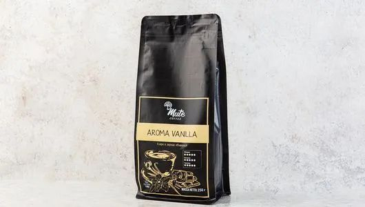 Кофе Ваниль, в зернах MUTE COFFE, 250 г - купить с доставкой по ...