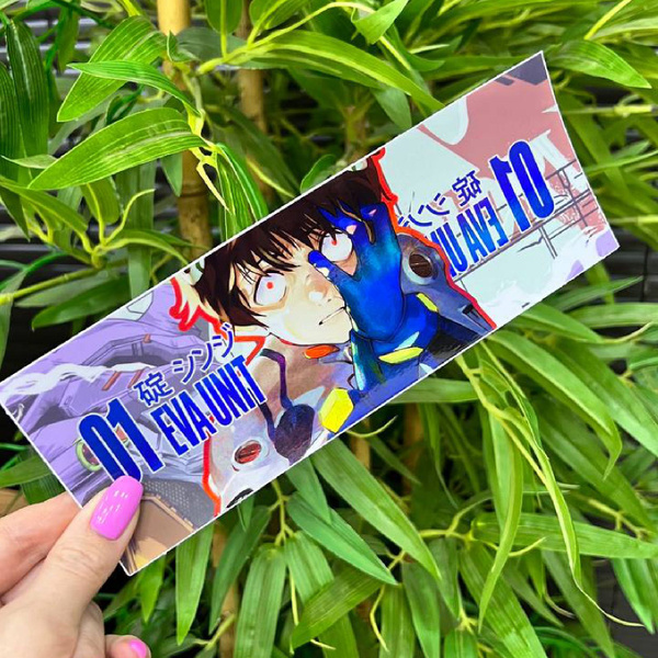 Голографический аниме стикер "01 Eva Unit" - купить с доставкой по ...