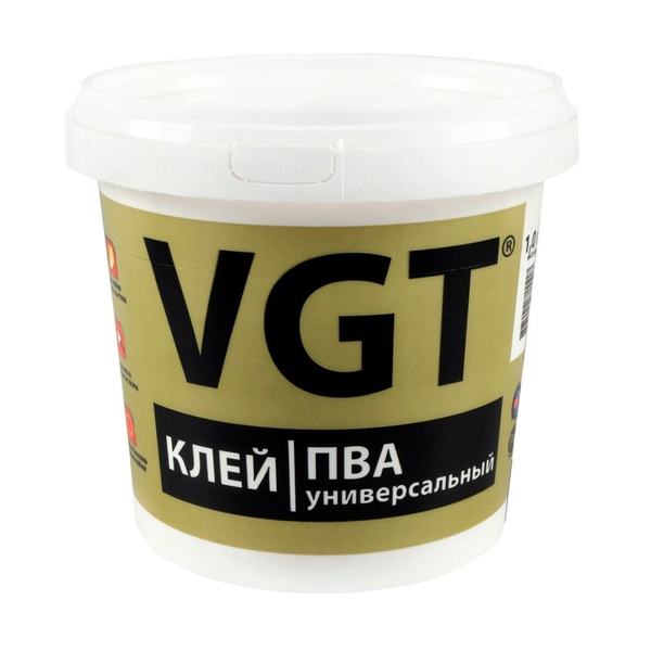 Клей ПВА VGT универсальный / ВГТ, 1 шт. - купить по доступным ценам в ...