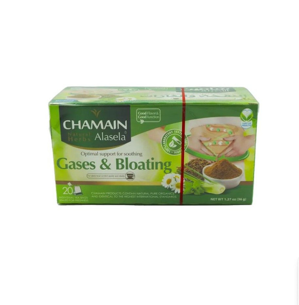 Чай натуральный От ВЗДУТИЯ и ГАЗОВ / пакетированный чай "Chamain" 36 гр ...