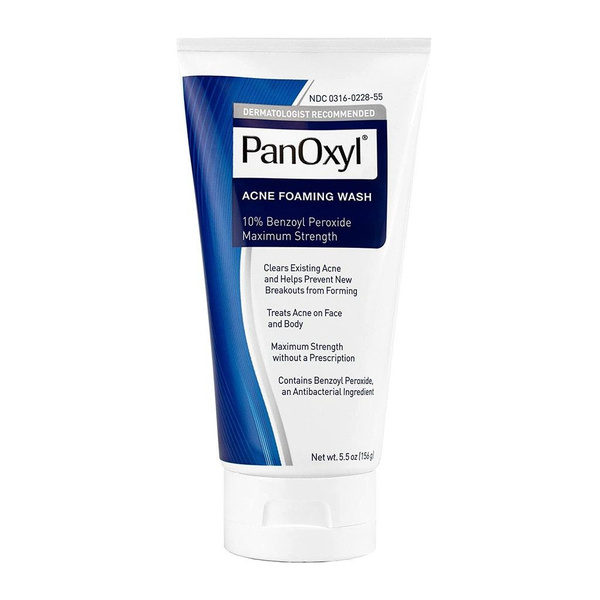 PanOxyl Acne Foaming Wash Максимальная концентрация пероксида бензоила ...
