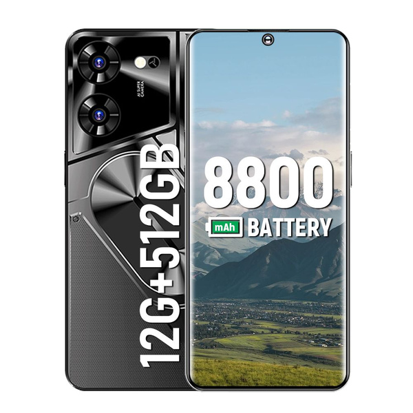 Смартфон Povo 4G,смартфоны HD-экран 6.7дюйма Ростест (EAC) 12/512 ТБ ...