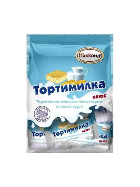 Десерт вафельный Тортимилка плюс АККОНД 200 гр*4 шт - купить с ...