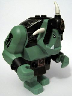 Минифигурка Lego Castle Fantasy Era - Troll, Sand Green with Black ...