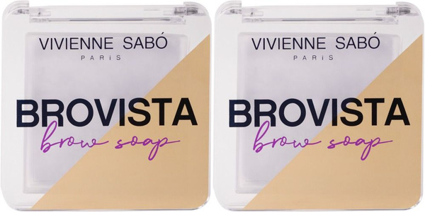 Vivienne Sabo Фиксатор для бровей Brovista brow soap, 3 мл., 2 шт ...