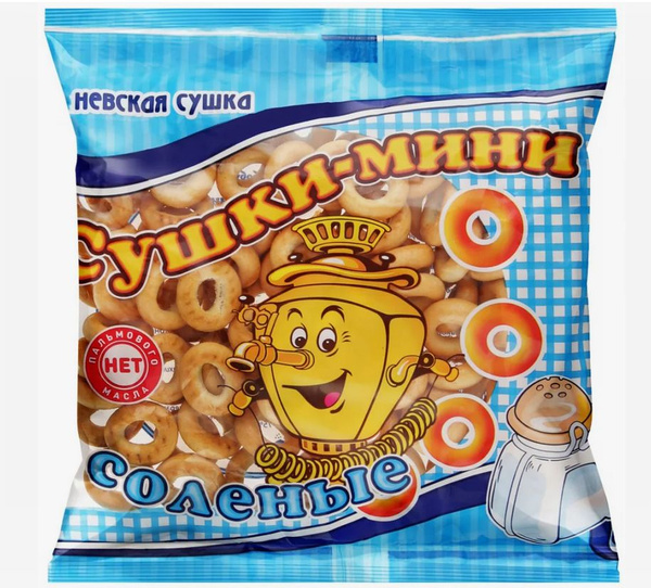Сушки Невская Сушка Мини с солью 1 шт. 200 г - купить с доставкой по ...