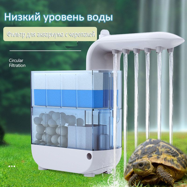 Фильтр для аквариума с черепахой, Фильтр-водопад для аквариума ...