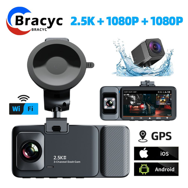 Видеорегистратор высокой четкости 2,5K, 3-дюймовый объектив IPS3 ...