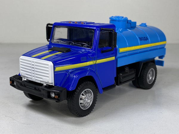 Машинка ЗиL водовоз с инерционным механизмом 16.5см / без коробки ...