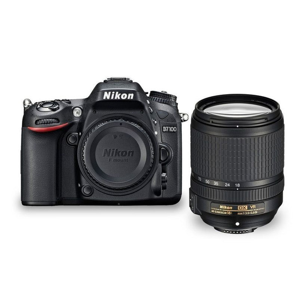 Зеркальный фотоаппарат Nikon D7100 kit 18-55mm - купить по низкой цене ...