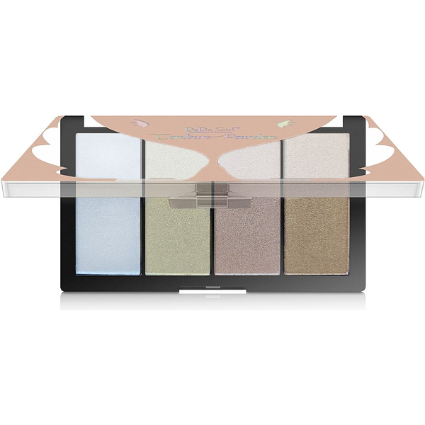 Палетка для контуринга / Хайлайтер Contour Powder 4 цвета, тон 01, 18 г ...