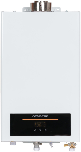 Газовый водонагреватель GENBERG 710.01 Turbo Max 12 л.+труба,отвод ф60 ...