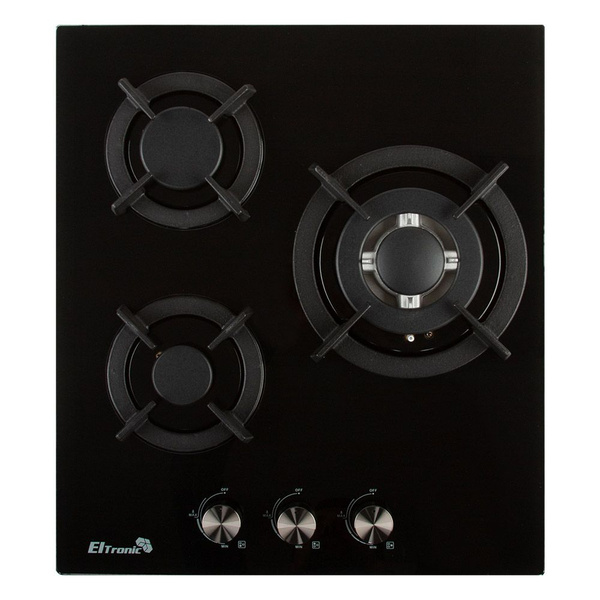 Варочная панель газовая ELTRONIC 33-10, 3 конфорки, черная купить по ...