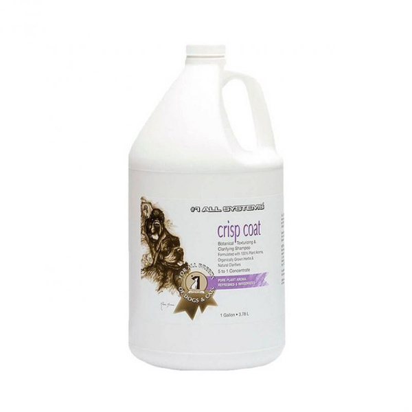 1 All Systems Crisp coat Shampoo шампунь для жесткой шерсти, 3,78 л ...