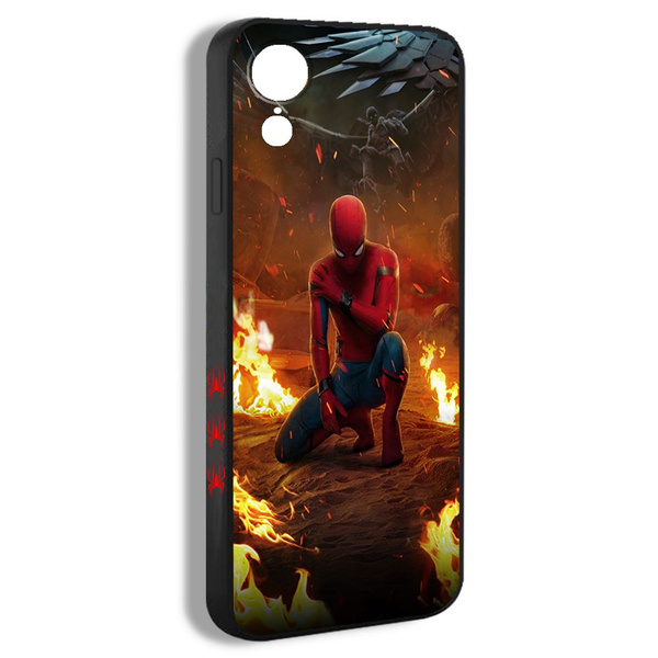 Чехол на айфон iPhone XR Человек паук Возвращение домой Питер Паркер ...