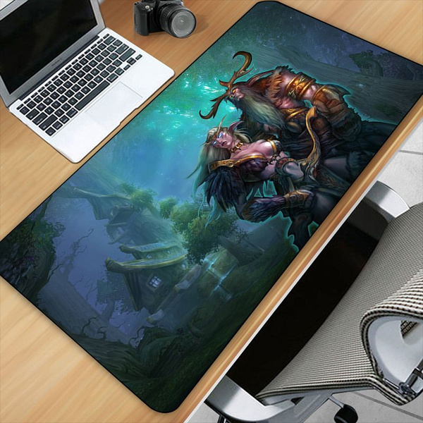 World of WarCraft Игровой коврик для мыши 101206631, XXL, темно-розовый ...