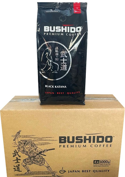Вопросы и ответы о Кофе Бушидо Блэк Катана зерно 1000г Bushido Black ...