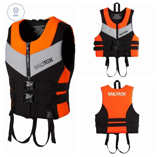 CWJПрофессиональный неопреновый спасательный жилет для взрослых, жилет ...