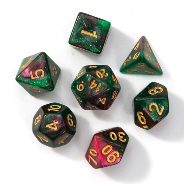 7Pcs/set DND кости - купить с доставкой по выгодным ценам в интернет ...
