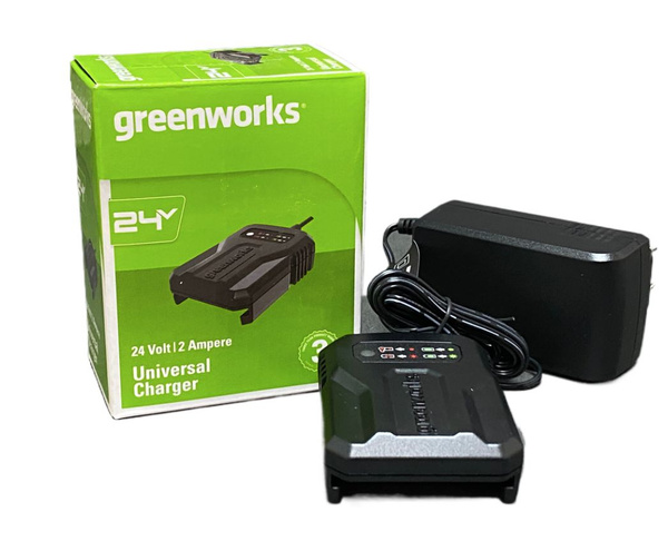 Зарядное устройство GreenWorks 24V, слайдер 2А, 2946207 - купить с ...