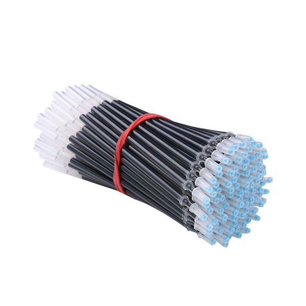 100 шт., стержни для школьных и офисных ручек с полной иглой ...