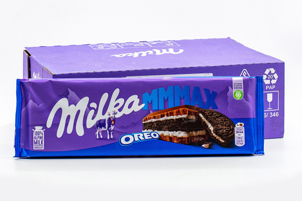 Молочный шоколад Милка с печеньем Орео 300 грамм / Milka With Oreo ...