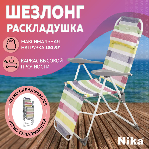 Шезлонг для дачи nika