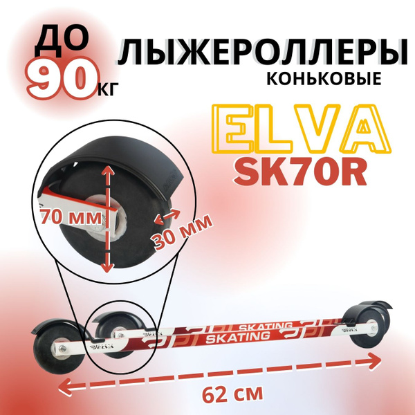Характеристики Лыжероллеры коньковые ELVA SK620R подробное описание ...