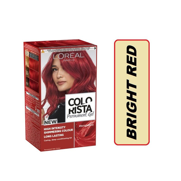 Стойкая краска для волос Loreal Colorista Permanent Gel, Bright Red ...