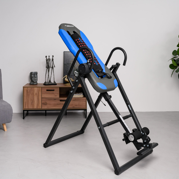 Инверсионный стол UNIX Fit IV-180M складной для дома, тренажер для ...