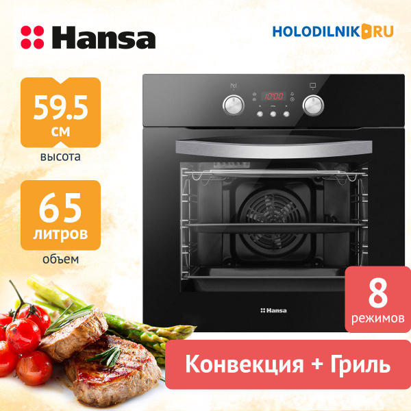 Встраиваемый электрический духовой шкаф Hansa BOEB64130077 - купить с ...