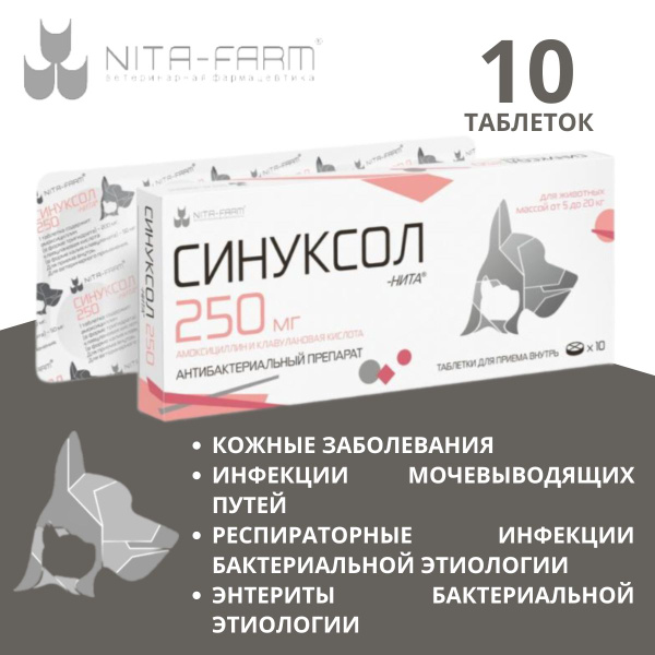 Синуксол для кошек инструкция
