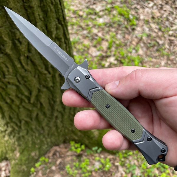 Нож BROWNING FA52, складной туристический купить на OZON по низкой цене ...
