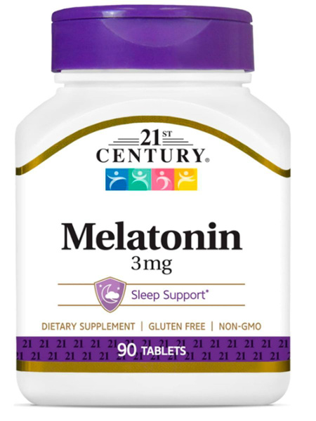 Мелатонин (Melatonin), 3 мг, 90 табл. - купить с доставкой по выгодным ...