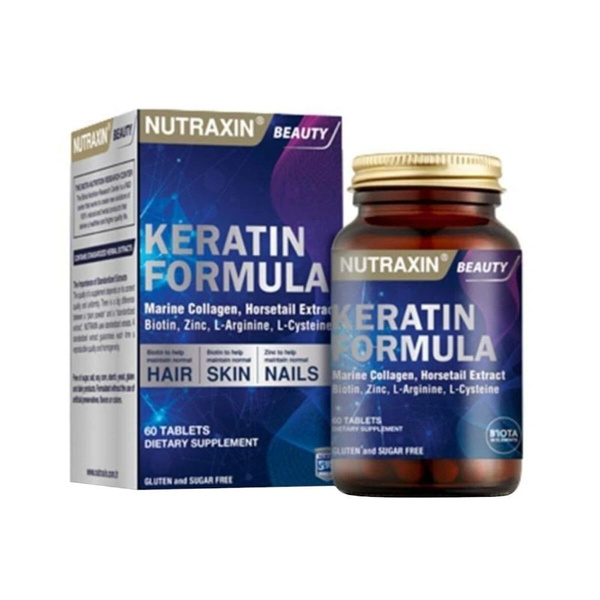 Nutraxin Кератиновая формула 60 таблеток - купить с доставкой по ...