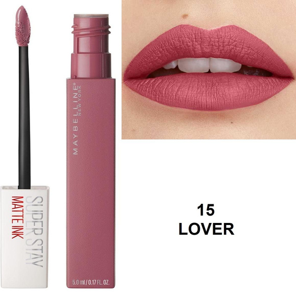 Maybelline New York Помада для губ Super Stay Matte Ink, тон 15 Lover ...