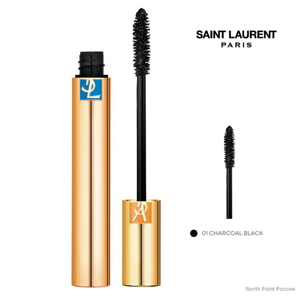 Водостойкая тушь для ресниц YSL Volume Effet Faux Cils 01 Угольно ...