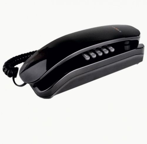 Телефон проводной Texet TX-215 черный - купить с доставкой по выгодным ...