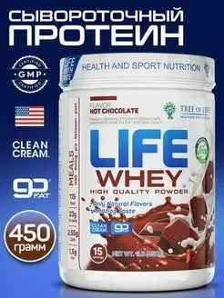 Спортивное питание, Протеины, Tree of Life LIFE Whey Protein, 450 г ...