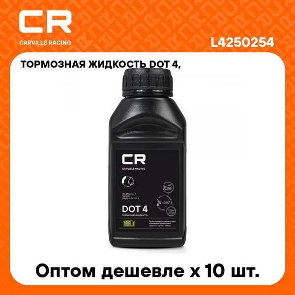 Жидкость тормозная Carville Racing L4250254-OPT DOT 4 - купить по ...