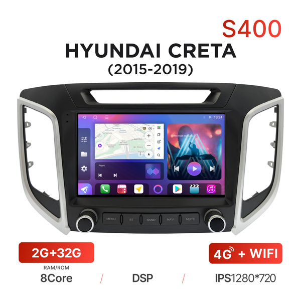 Магнитола FarCar S400 (TM) 2-32 Гб для Hyundai Creta I (2015-2019) (с ...