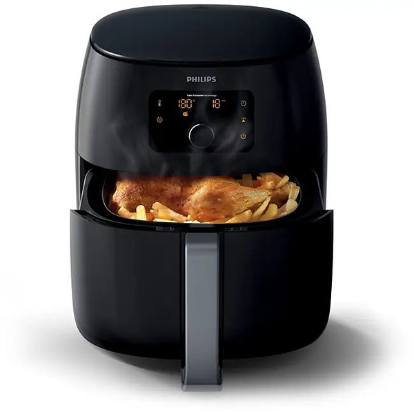 Philips Аэрогриль airfry, черный купить на OZON по низкой цене (1582915377)