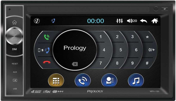 Автомагнитола Prology MPV-120 2DIN 4x55Вт v4.2 6.2" ПДУ RDS (PRMPV120 ...