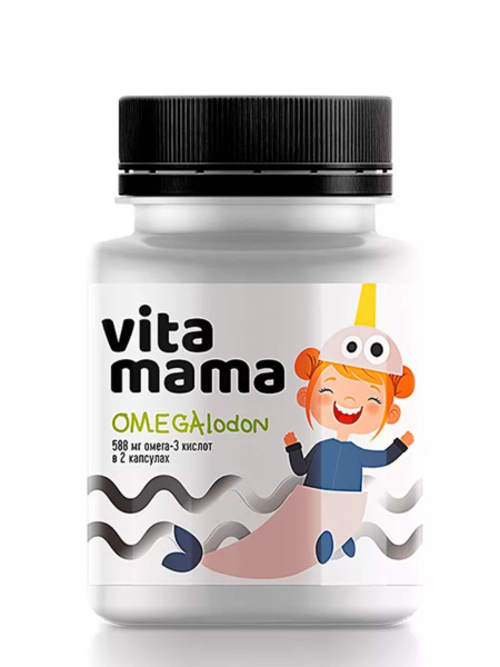 OMEGAlodon-комплекс омега-3 кислот (Omega-3 Complex) серии Vitamama (со ...
