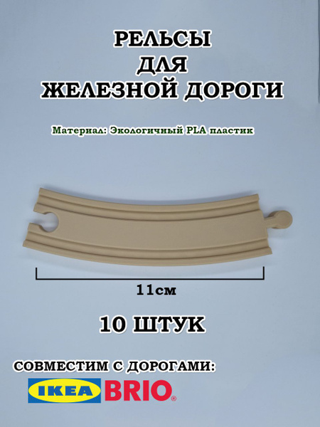 Рельсы для деревянной железной дороги - купить с доставкой по выгодным ...