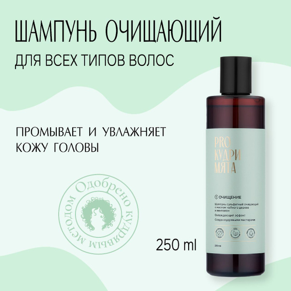ProКудри Очищающий шампунь для волос ПроКудри Мята, 250 мл - купить с ...