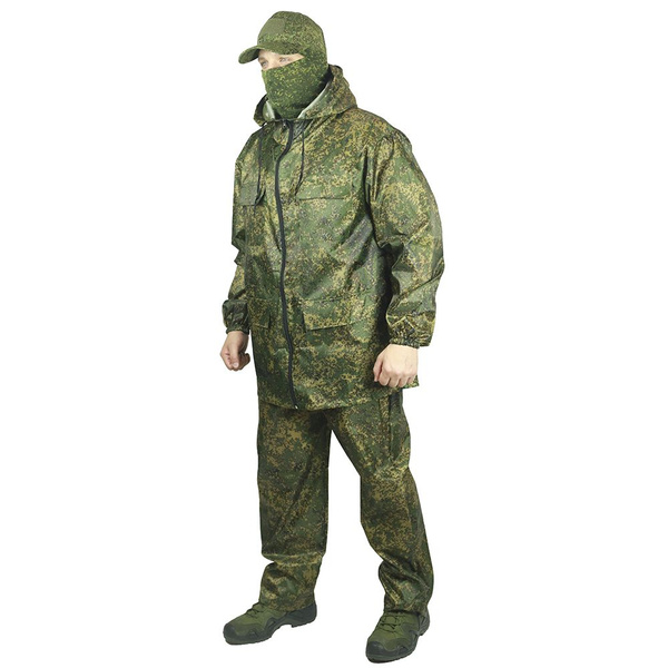 Костюм ветровлагозащитный (ВВЗ), военный армейский камуфляж зеленая ...