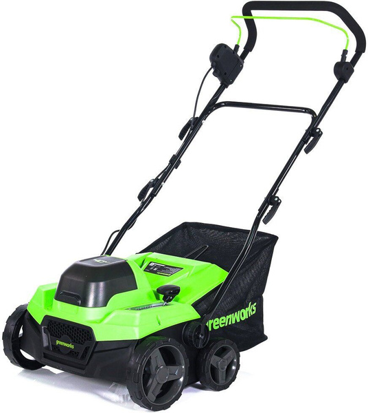 Аэратор-скарификатор аккумуляторный Greenworks GD40SC38II, 40 В, 38 см ...