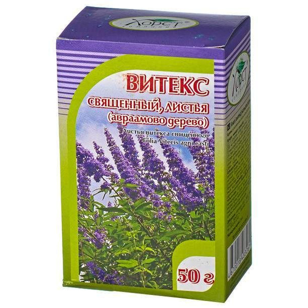 Витекс священный лист (авраамово яблоко) 50г - купить с доставкой по ...