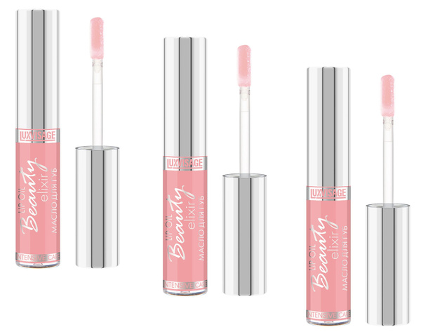 LuxVisage МАСЛО для губ Beauty elixir тон 1 Ягодный эликсир 5,5гр. 3шт ...